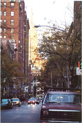 Empire State Building im Sonnenuntergang