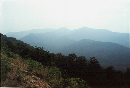 Blue Ridge Mountains....