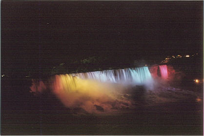 Nacht ueber den Falls